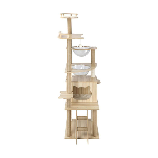 Cat Tree 174cm Cat Tower with Cat Scratching Post and Cat Condo - Cat Factory Au