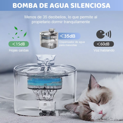 Cat Water Fountain with Automatic Electric Sensor with Filter
