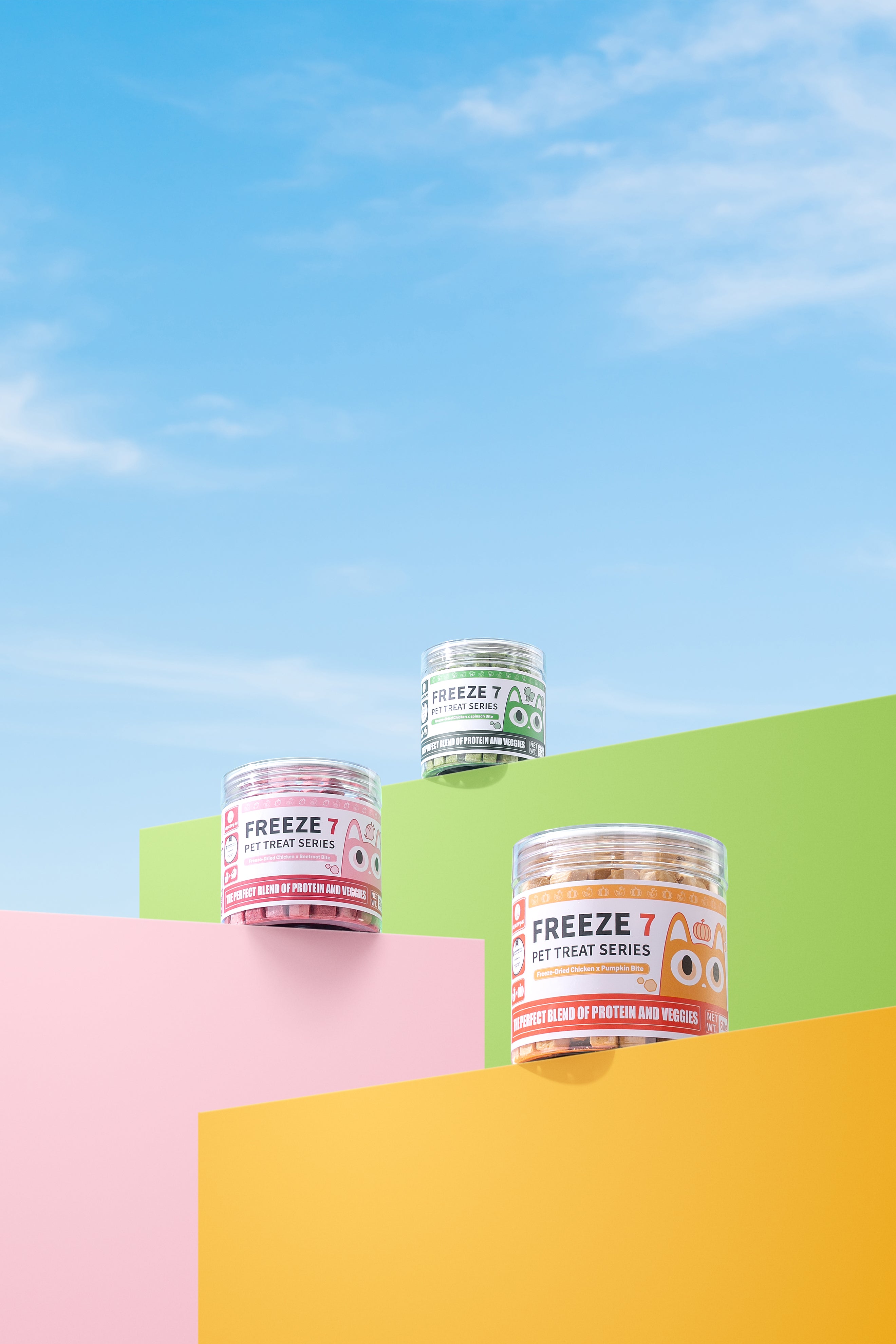 Freeze-Dried Chicken × Pumpkin Bite (Cat Treat)