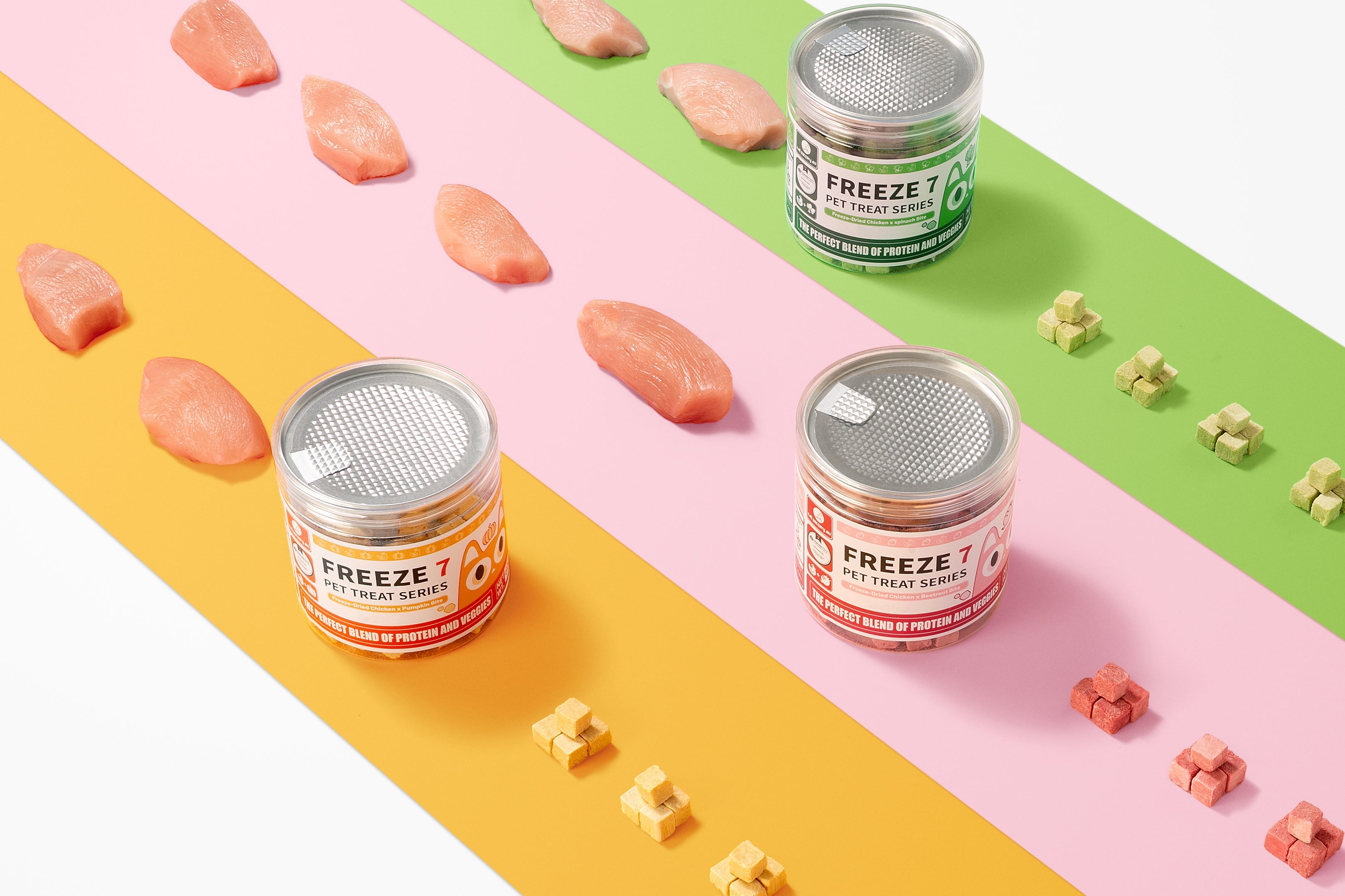 Freeze-Dried Chicken × Pumpkin Bite (Cat Treat)