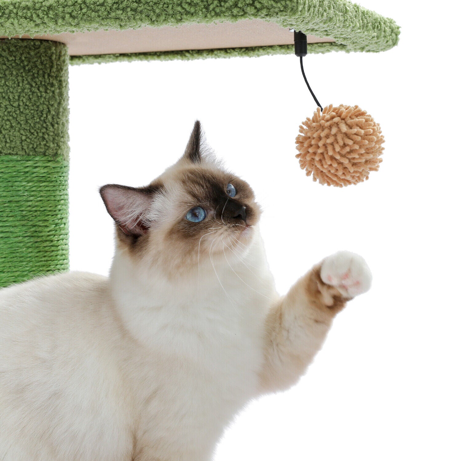 Cat Tree/Tower Scratching Post Scratcher Condo House Ceiling High Green
