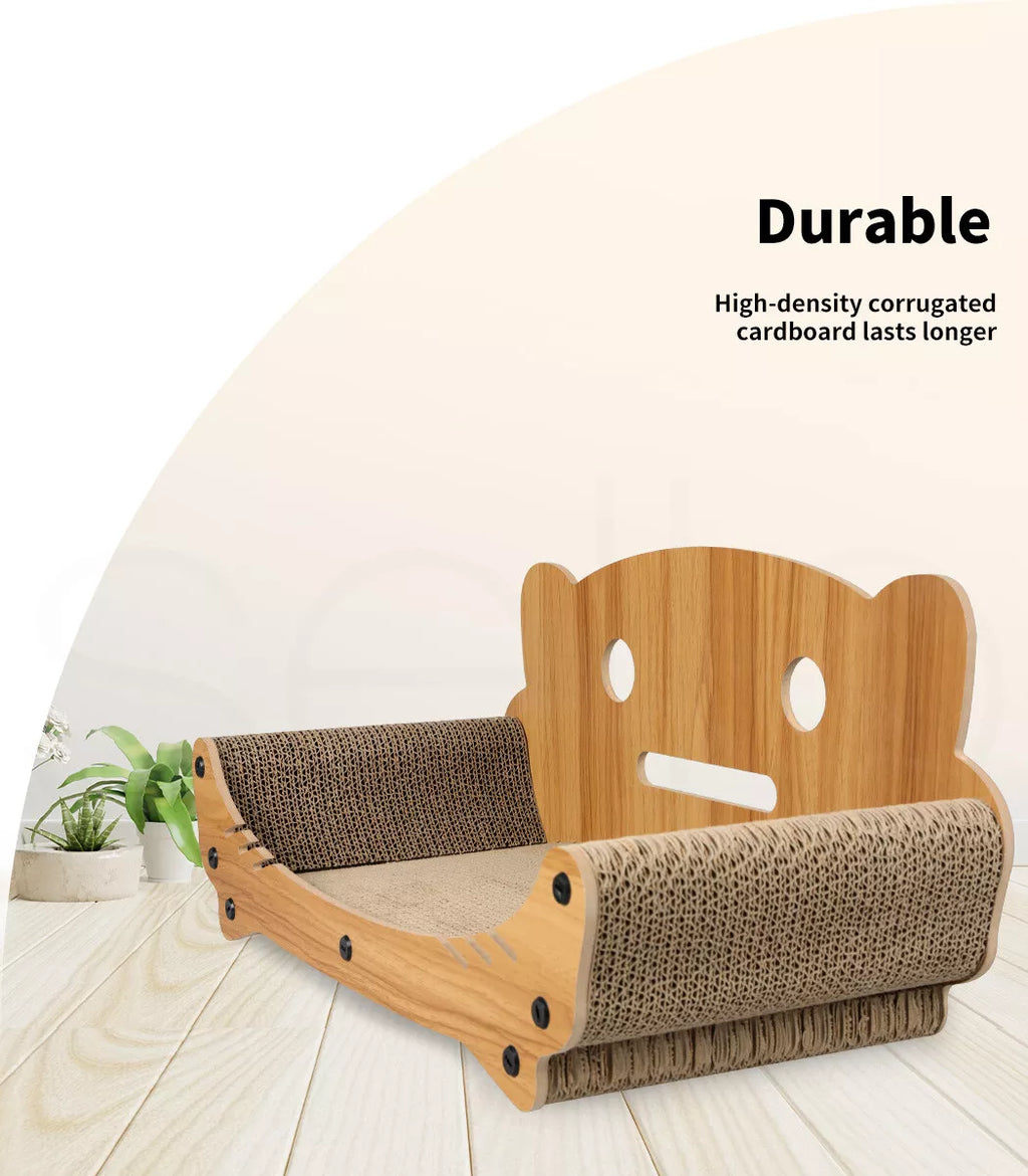 Cat Kitten Claw Scratching Board Post Scratcher Corrugated Cardboard Toy