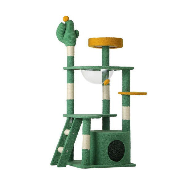 Cat Tree Tower Scratching Post 130cm Furniture Scratcher Pet Condo House - Cat Factory Au