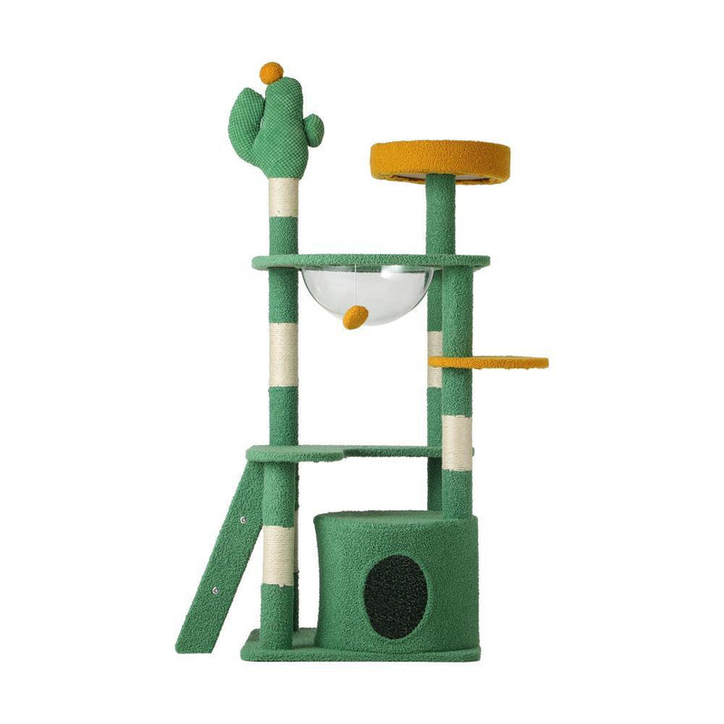Cat Tree Tower Scratching Post 130cm Furniture Scratcher Pet Condo House - Cat Factory Au