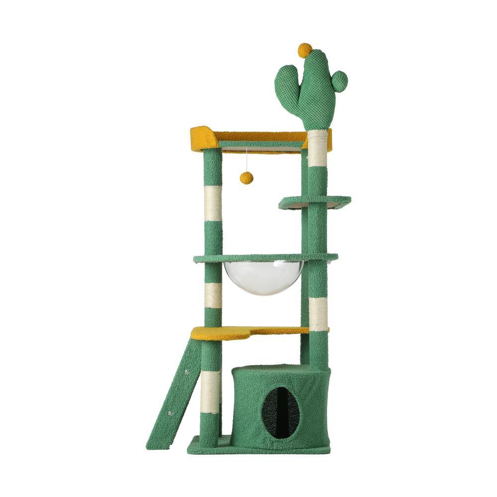 Cat Tree Tower Scratching Post 144cm Pet Condo House Furniture Scratcher - Cat Factory Au