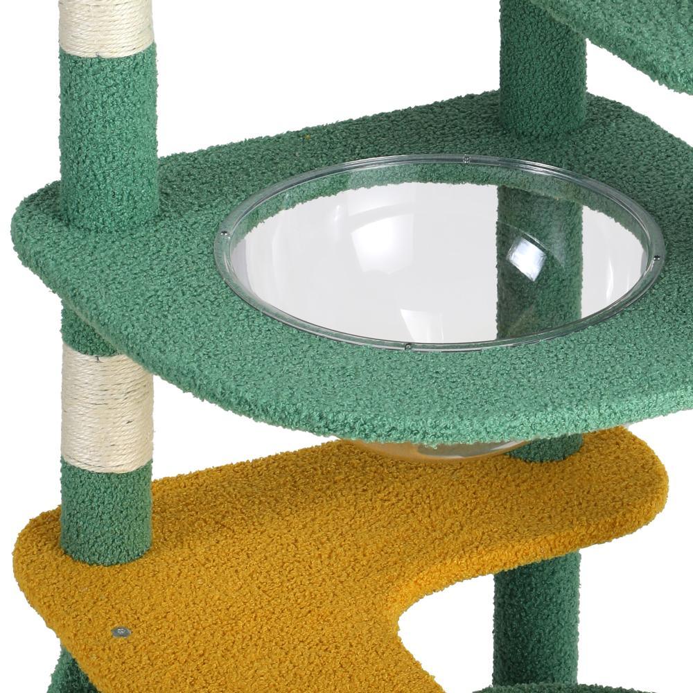 Cat Tree Tower Scratching Post 144cm Pet Condo House Furniture Scratcher - Cat Factory Au