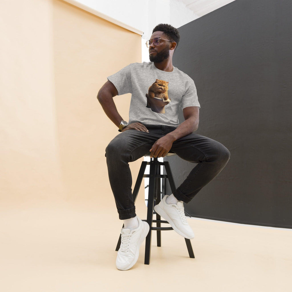 Men's classic tee - "Trashy Throne" - Cat Factory Au
