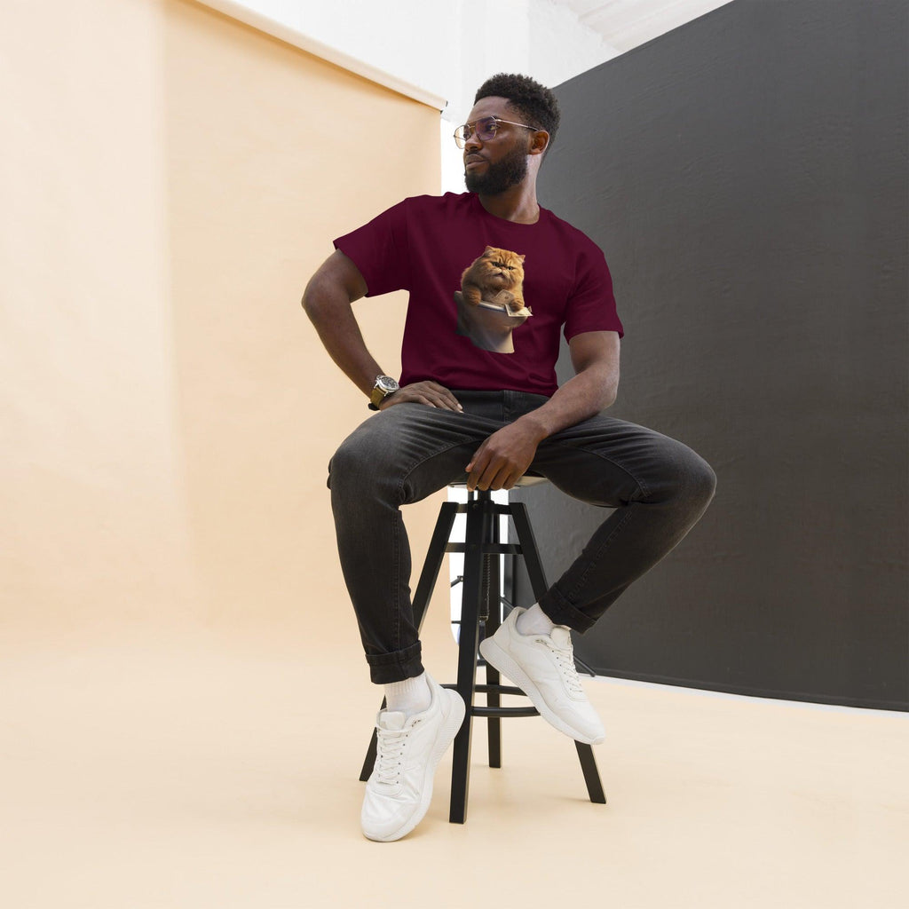 Men's classic tee - "Trashy Throne" - Cat Factory Au