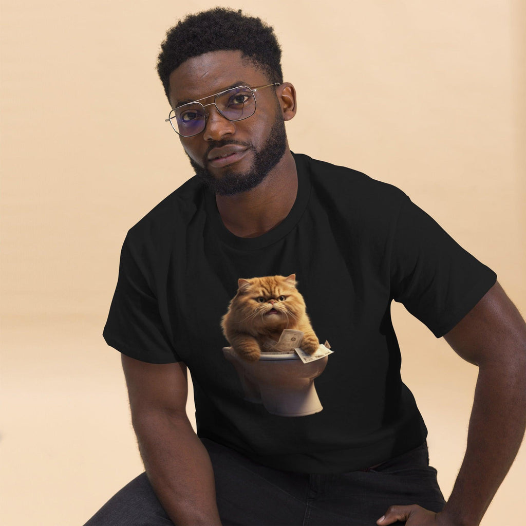 Men's classic tee - "Trashy Throne" - Cat Factory Au