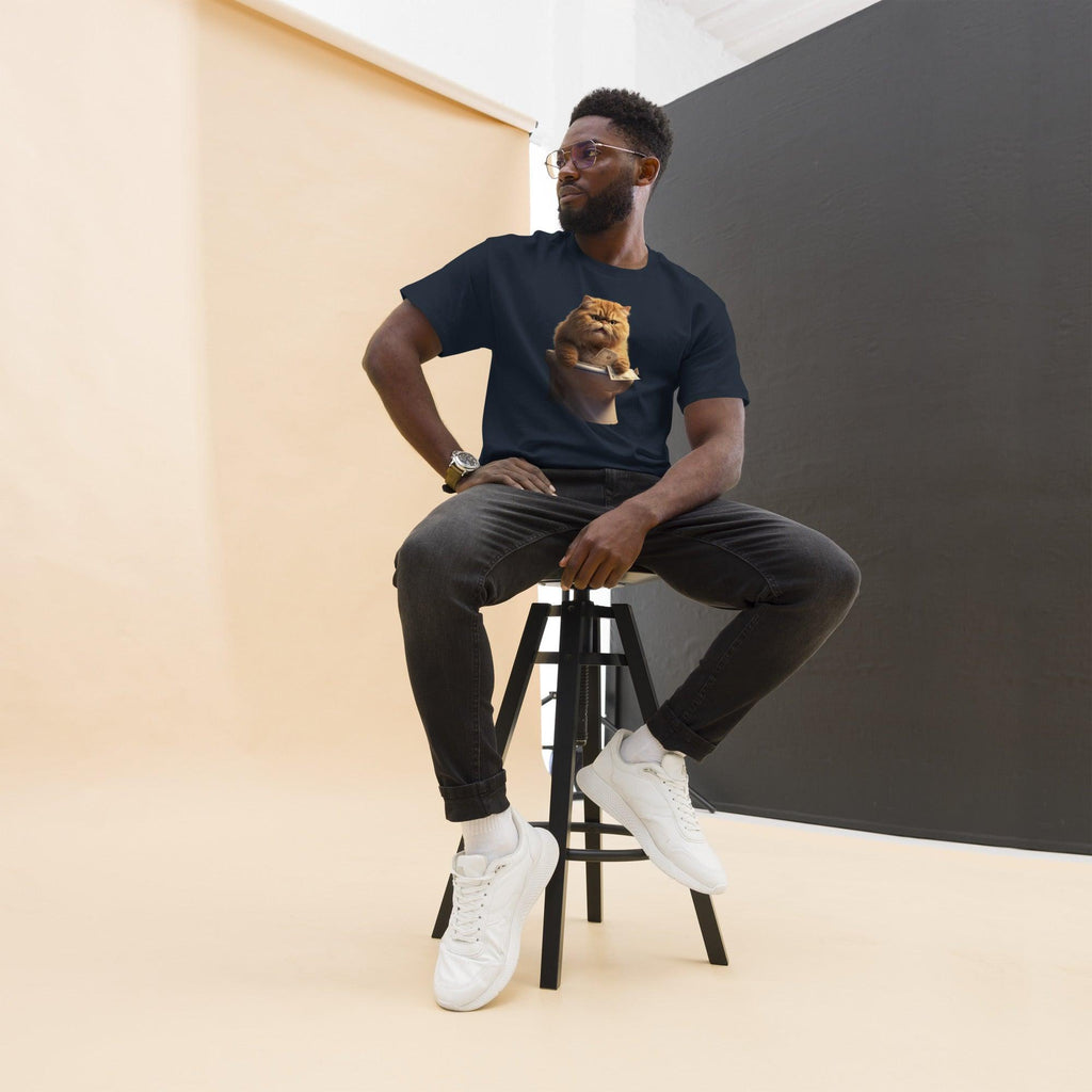Men's classic tee - "Trashy Throne" - Cat Factory Au