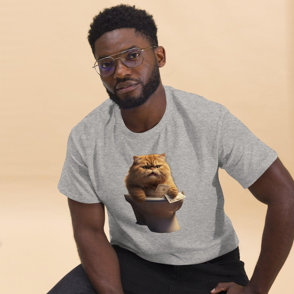 Men's classic tee - "Trashy Throne" - Cat Factory Au