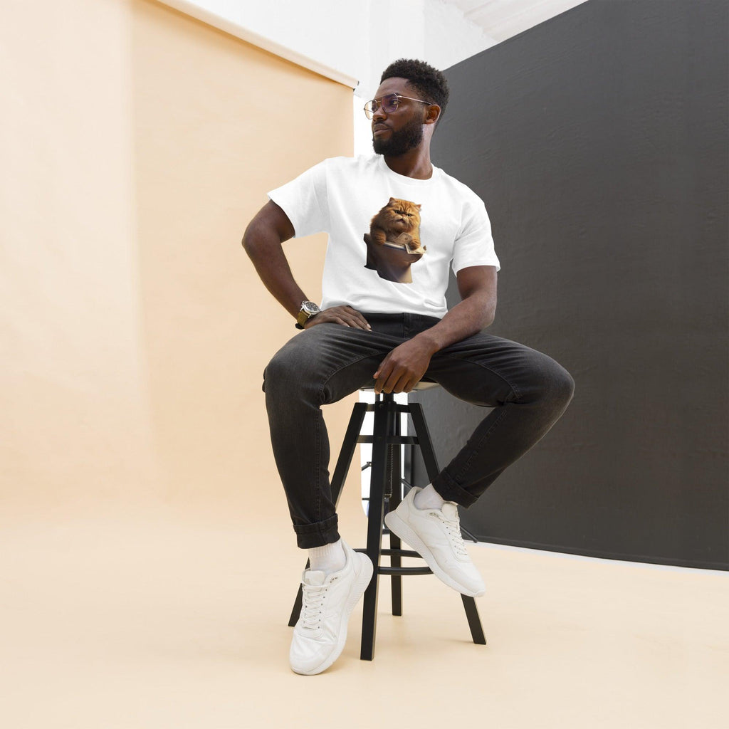 Men's classic tee - "Trashy Throne" - Cat Factory Au