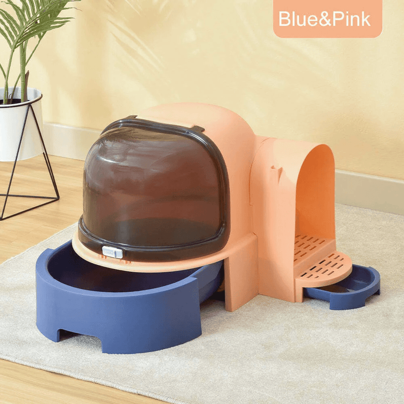 Cat tunnel litter box deals