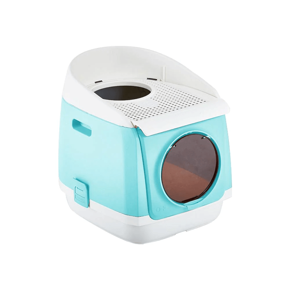 PAKEWAY Tomcat Blue Free Cabin Cat Litter Box - Cat Factory Au