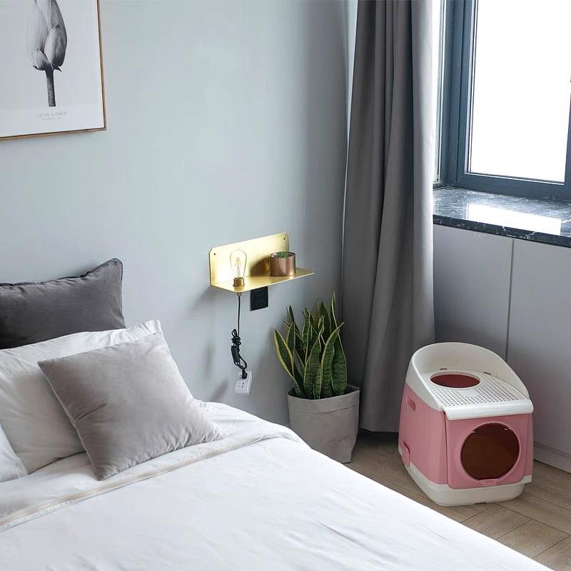 PAKEWAY Tomcat Pink Free Cabin Cat Litter Box - Cat Factory Au