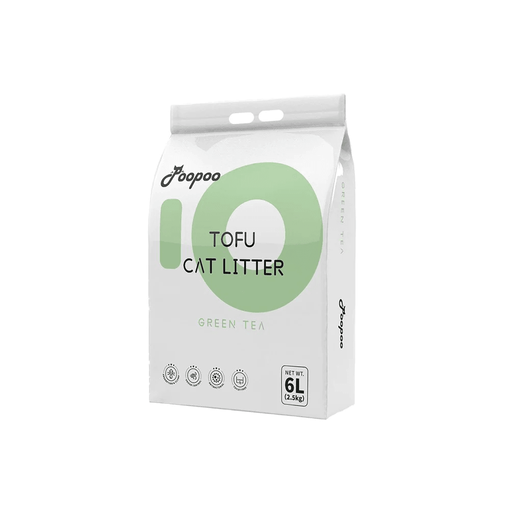 POOPOO Fruity Tofu Green Tea Cat Litter 3x2.5kg - Cat Factory Au