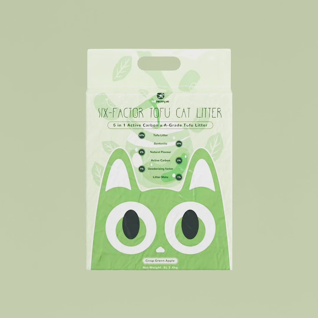 [Cat Factory AU] Six-Factor Tofu Cat Litter - Crisp Green Apple