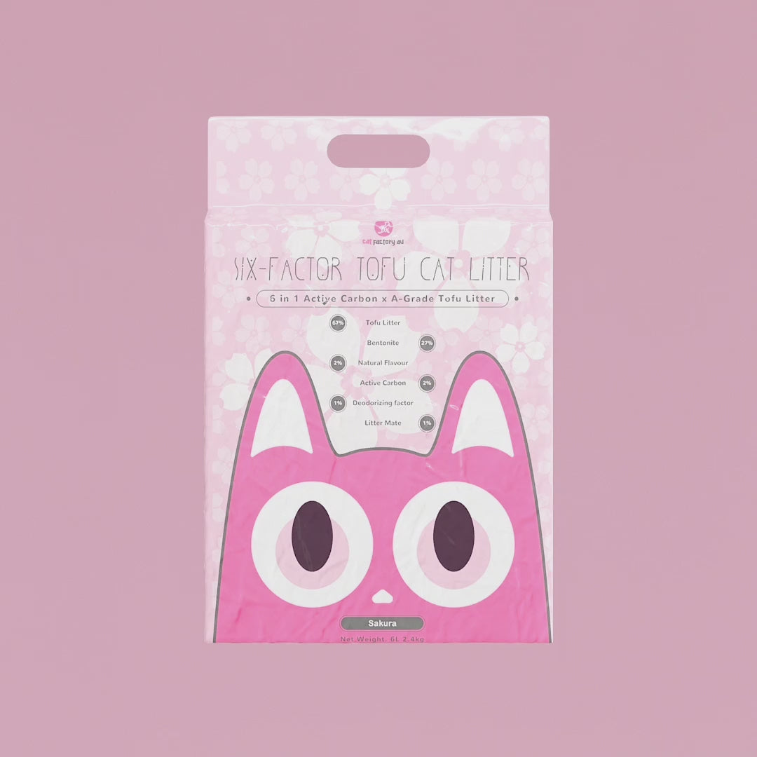 [Cat Factory AU] Six-Factor Tofu Cat Litter - Sakura/Cherry Blossom