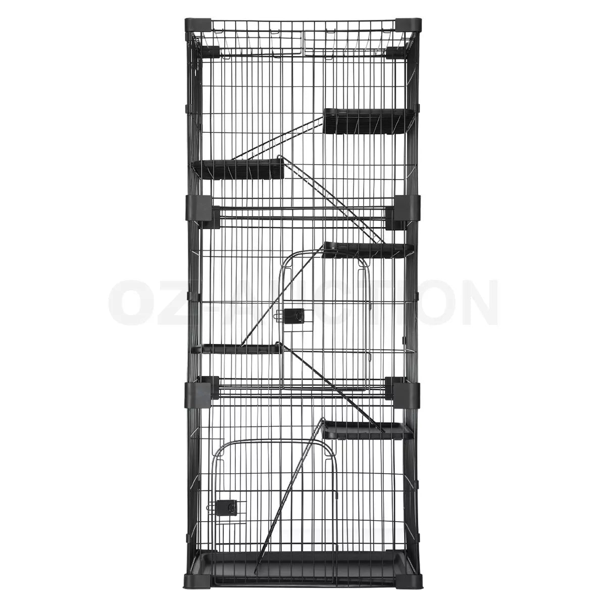 Large 5 Level Wired Pet Enclosure For Cats & Rabbits