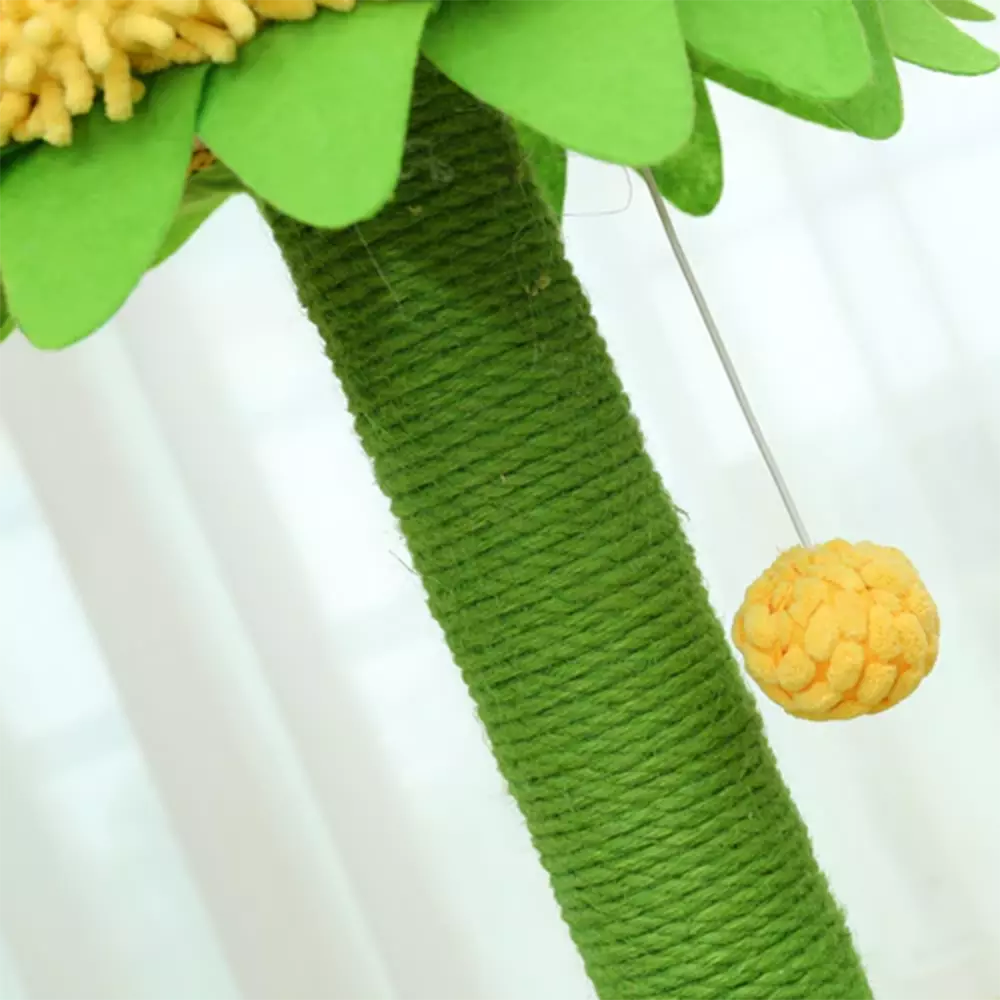 Sunflower Cat Tree Scratching Post