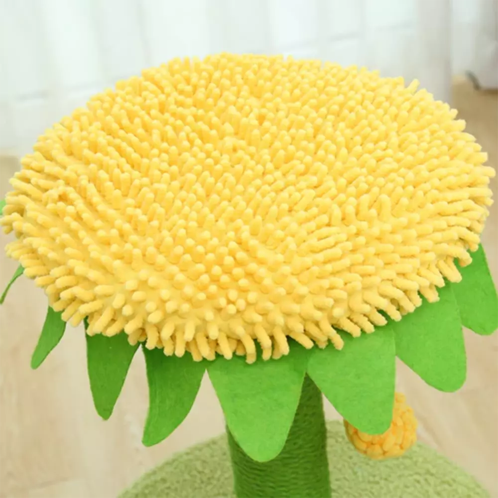 Sunflower Cat Tree Scratching Post