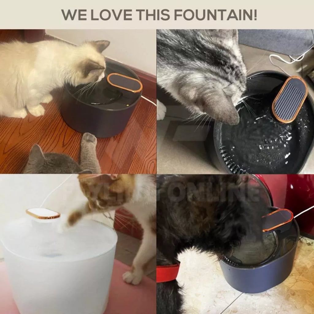 3L Automatic Electric Pet Water Fountain with Filter