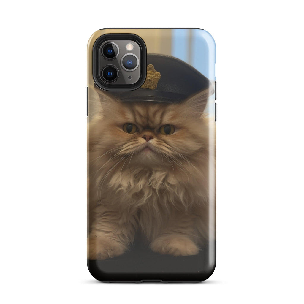 Tough Case for iPhone® - "Journey with Boss" - Cat Factory Au