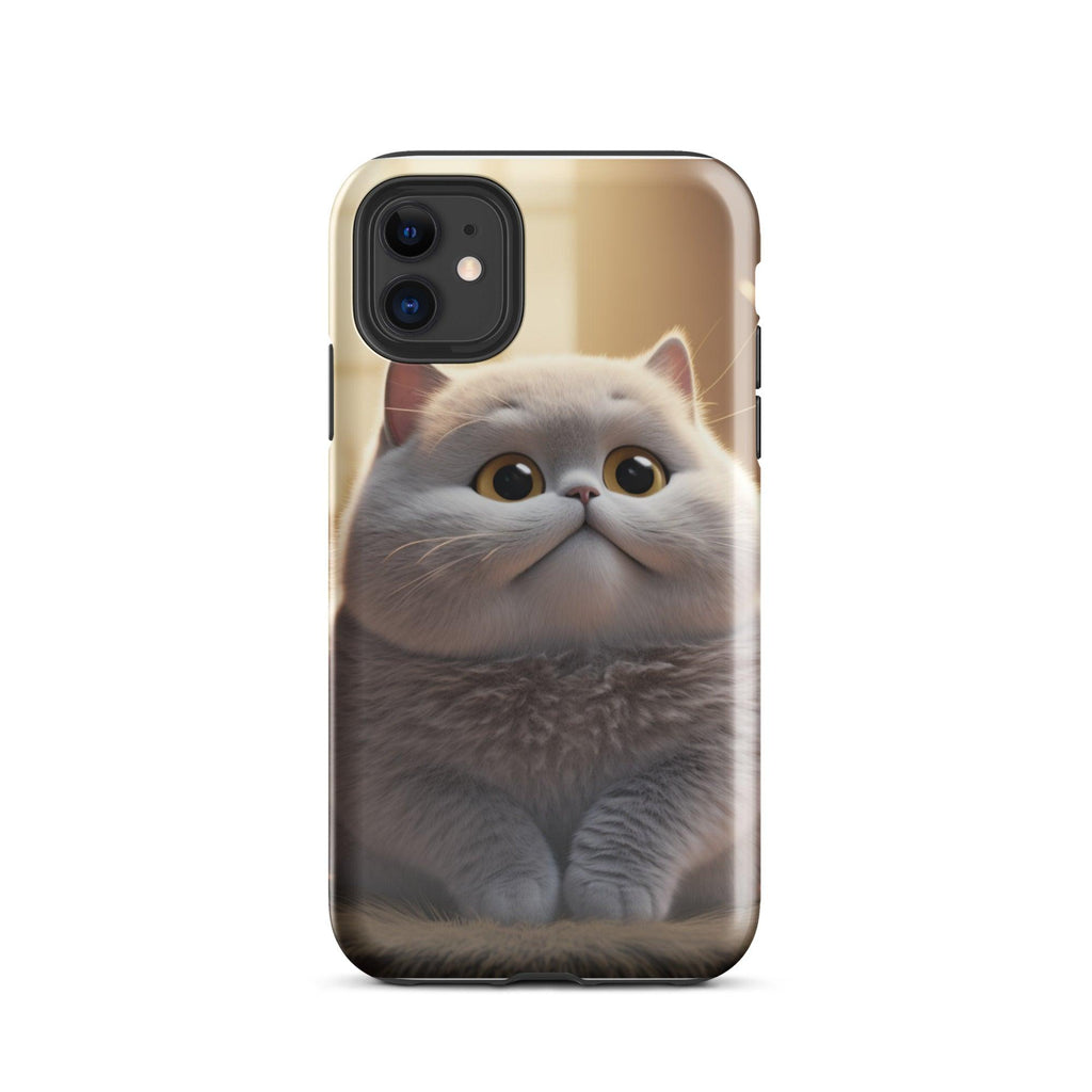 Tough Case for iPhone® - "Journey with Bulu Blu" - Cat Factory Au