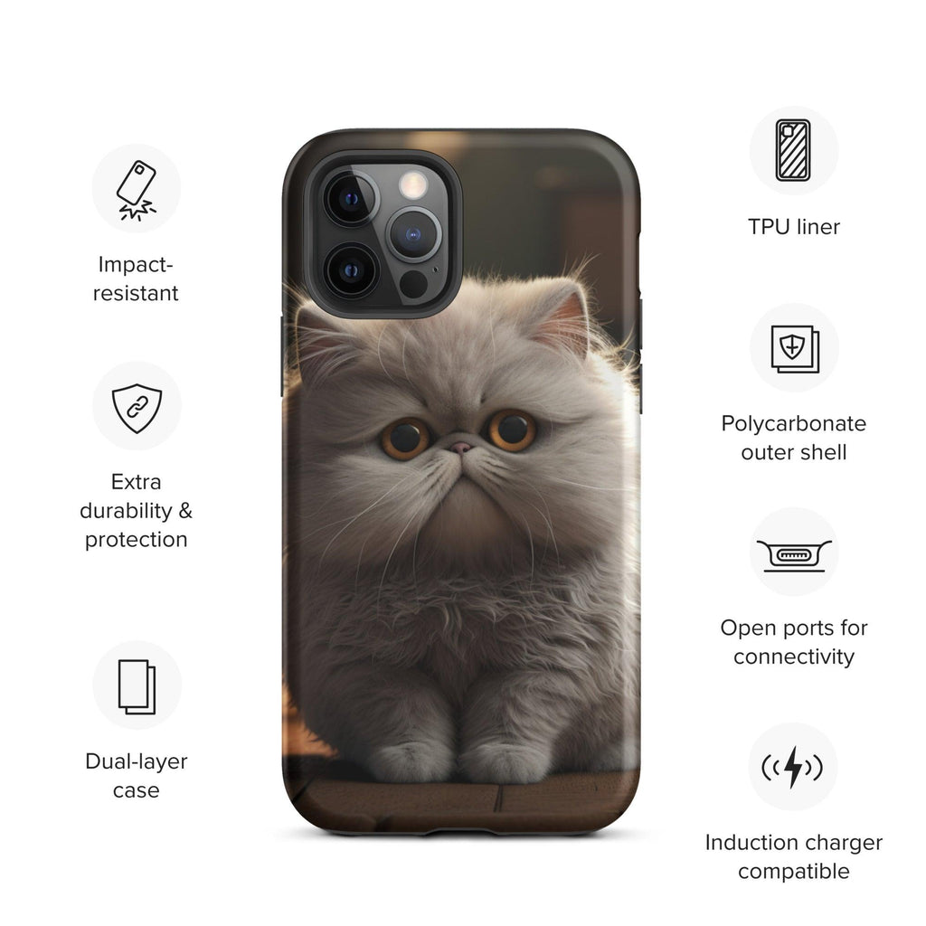 Tough Case for iPhone® - "Journey with Papa Seven" - Cat Factory Au