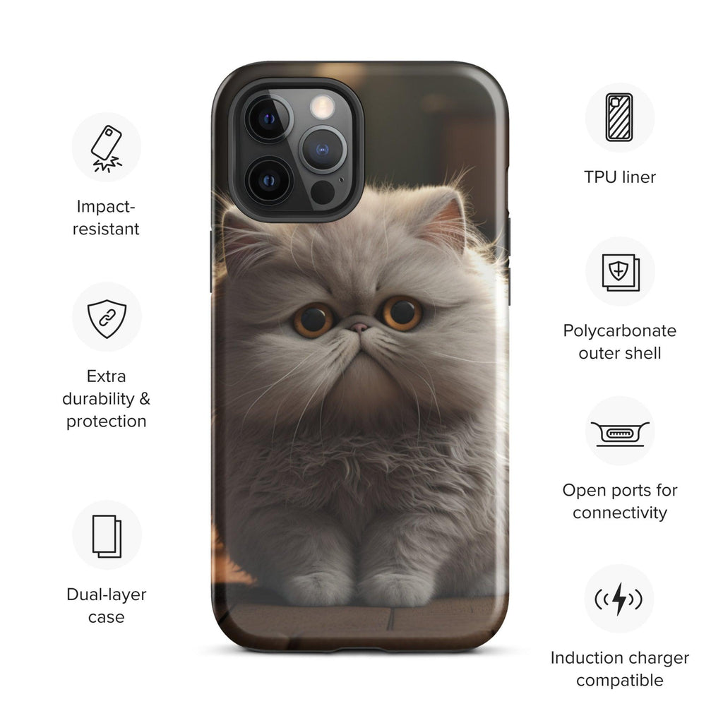 Tough Case for iPhone® - "Journey with Papa Seven" - Cat Factory Au