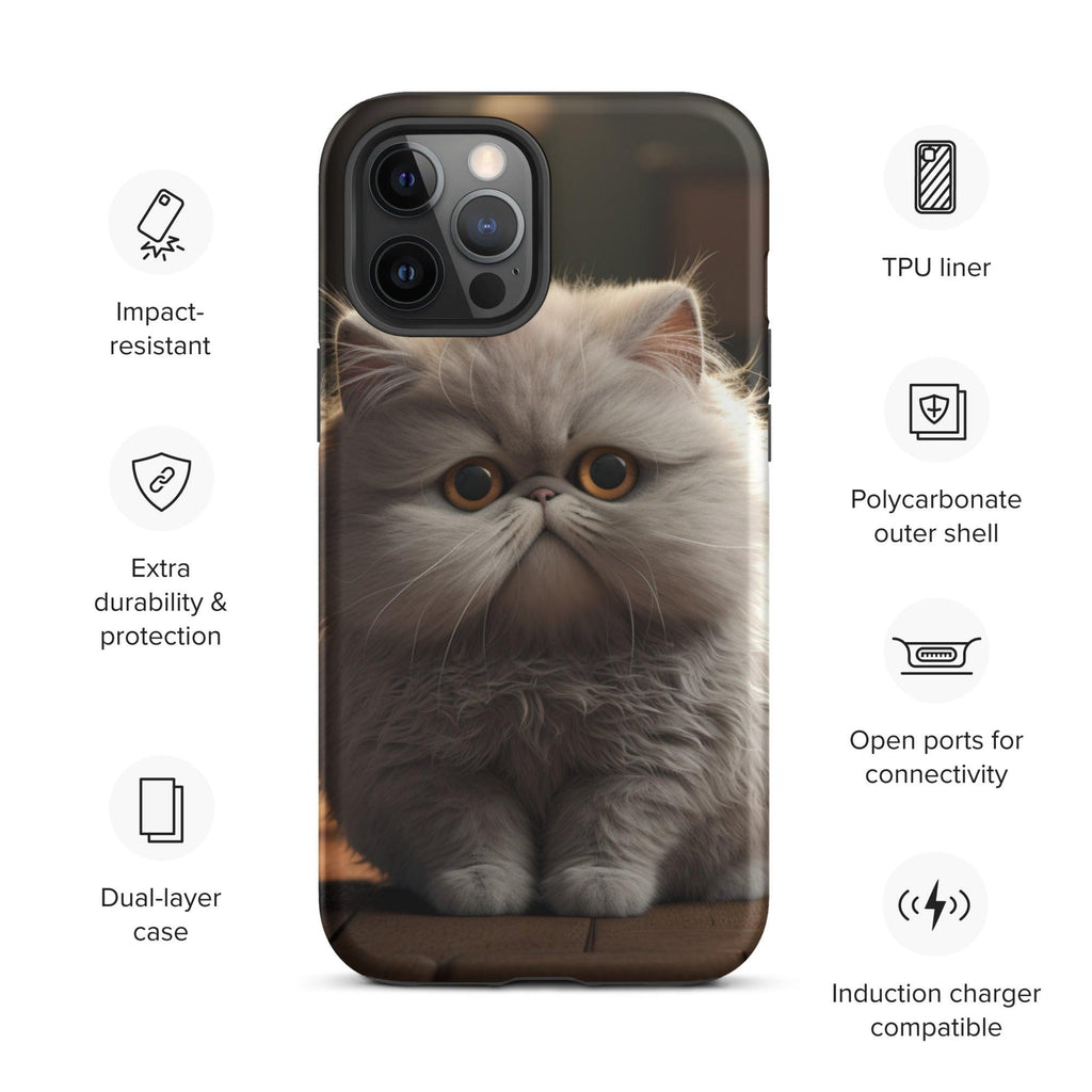 Tough Case for iPhone® - "Journey with Papa Seven" - Cat Factory Au