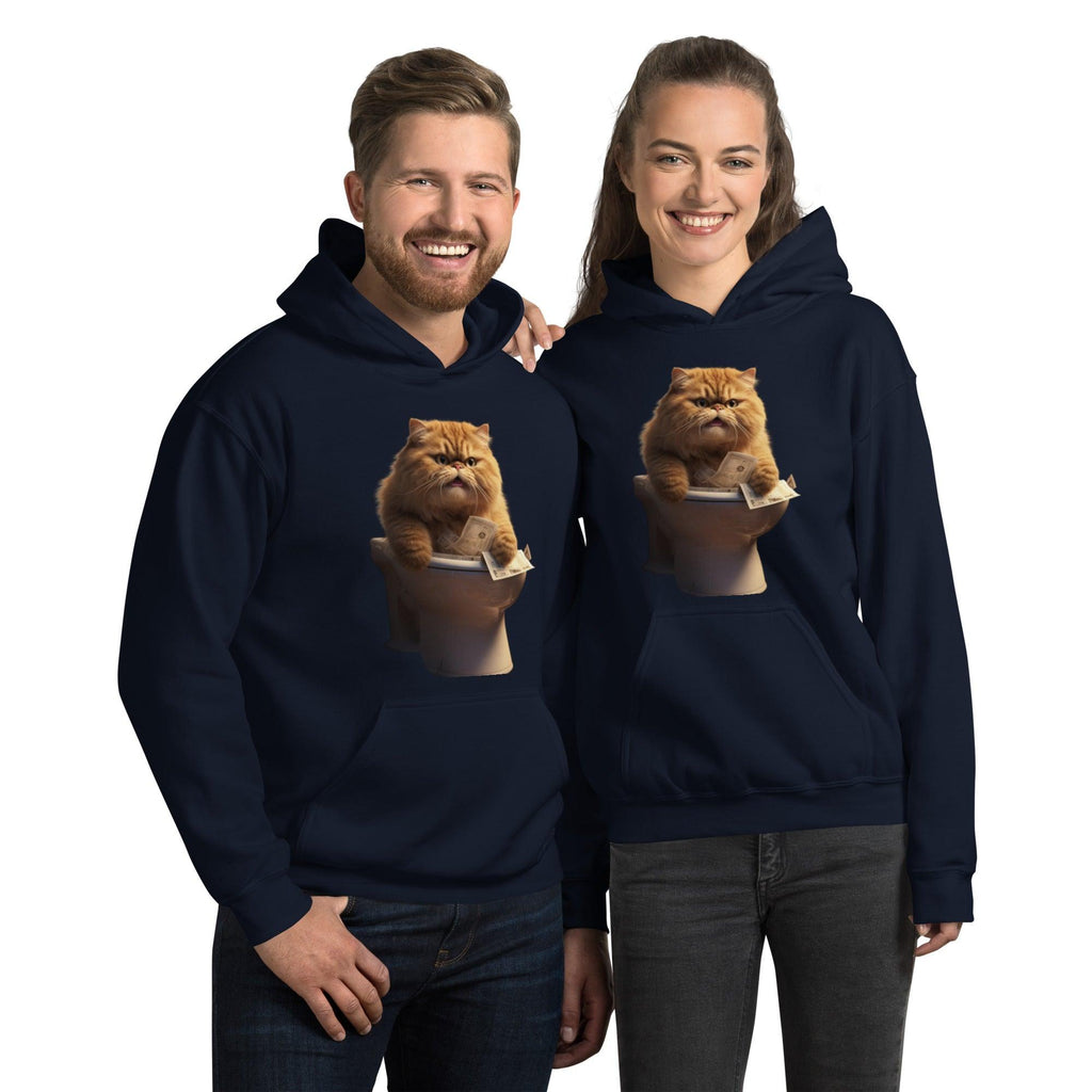 Unisex Hoodie - "Trashy Throne" - Cat Factory Au